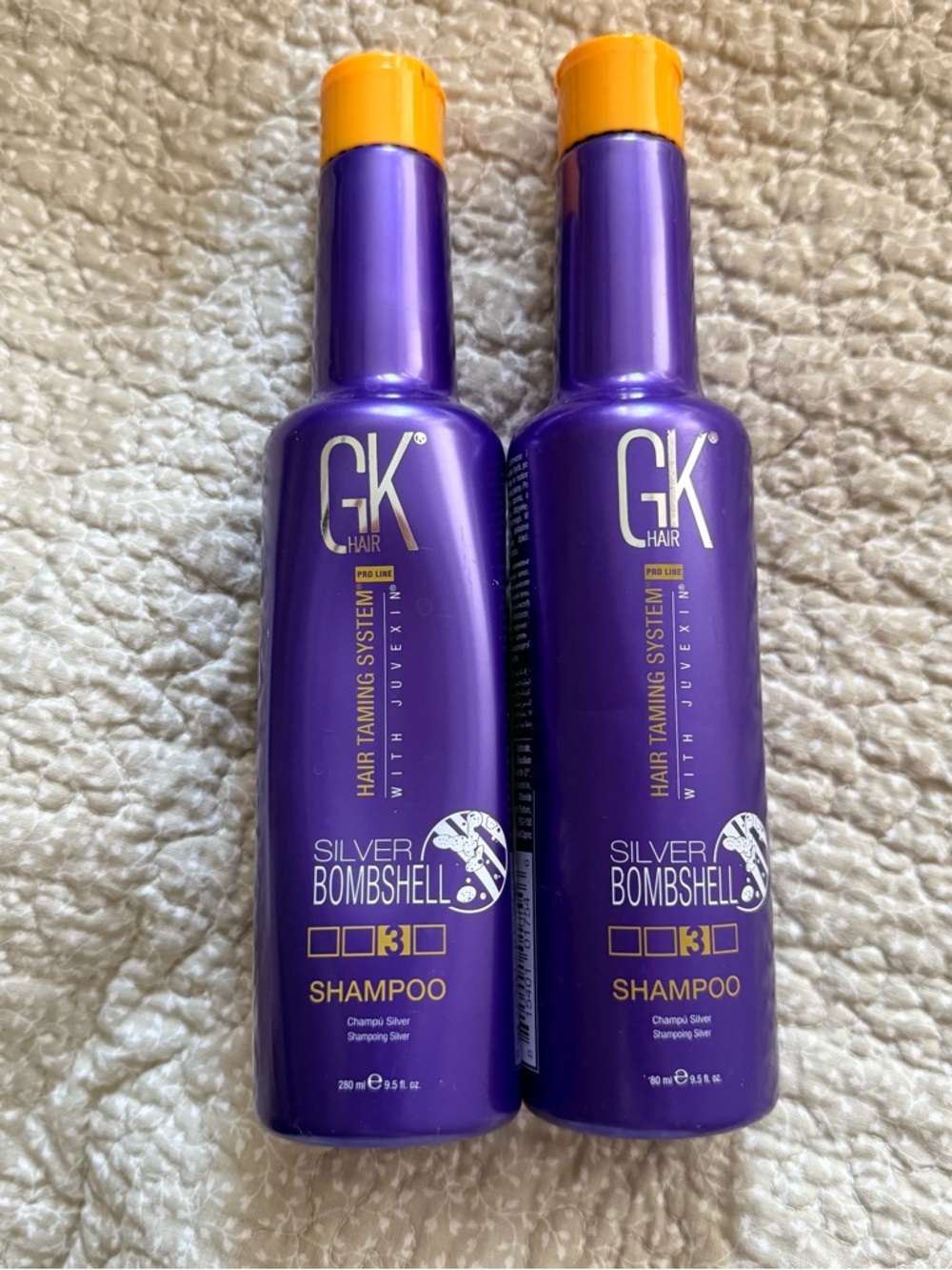 GK Silver Bombshell Shampoo - Purple Shampoo for Keratin treated hair